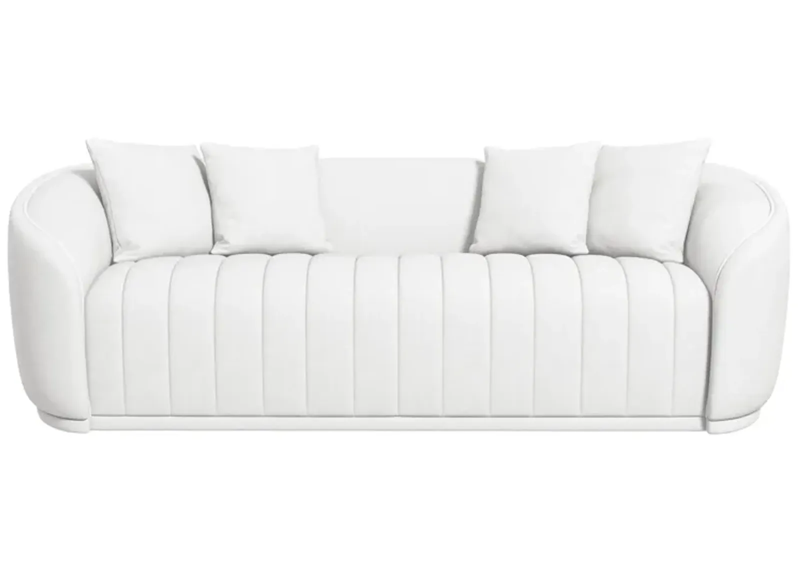 Thrive White Boucle Sofa