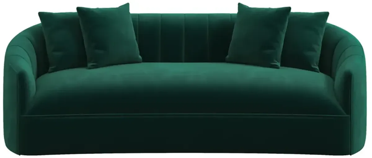 Kent Green Velvet Sofa