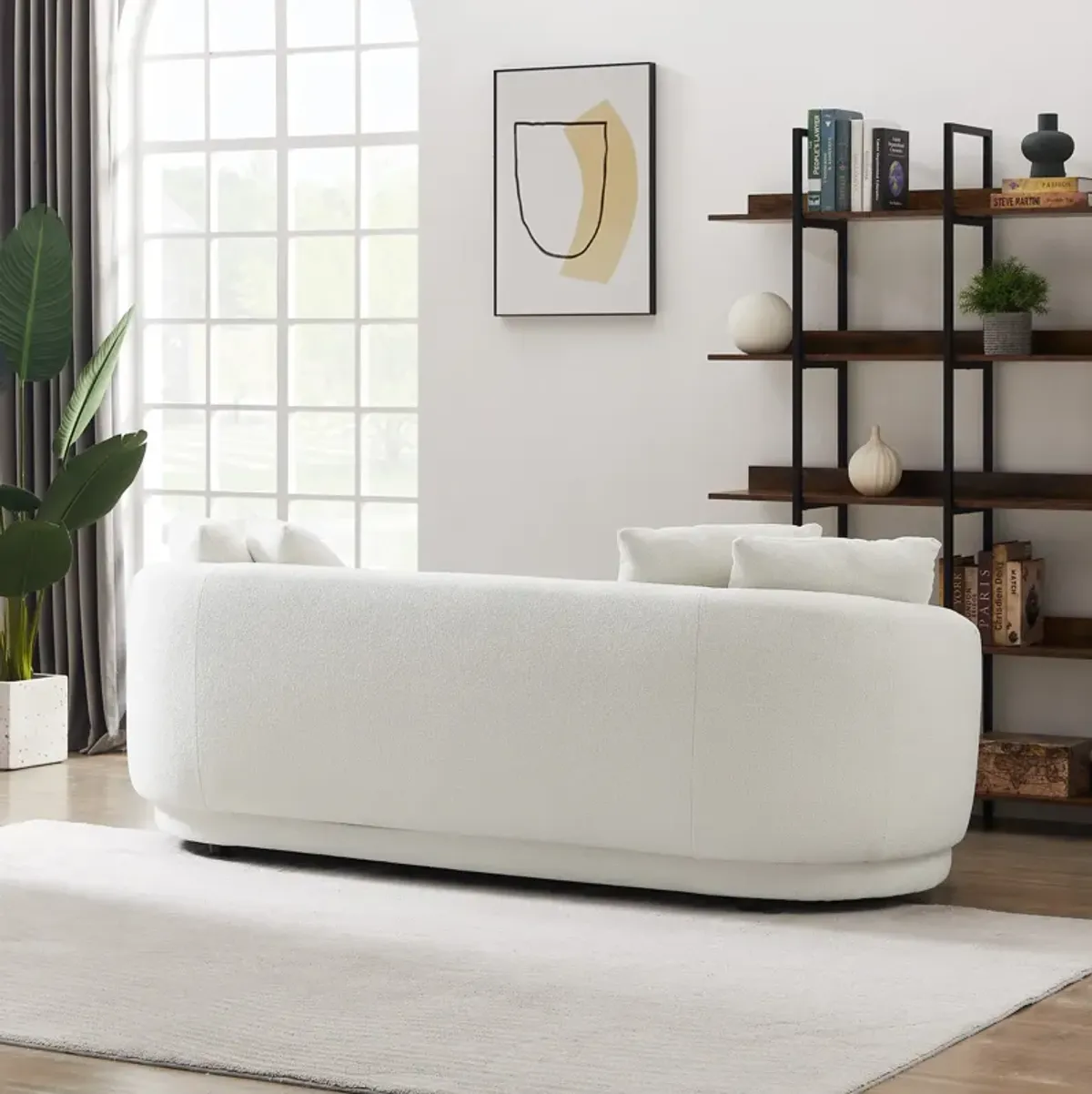 Perth Beige Boucle Sofa