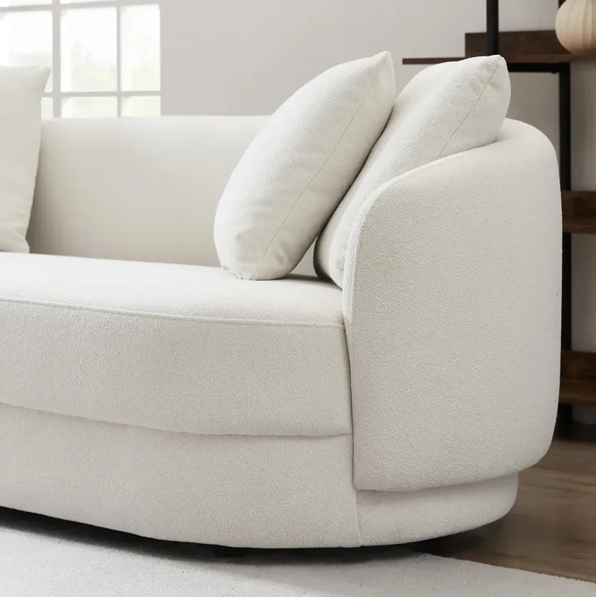 Perth Beige Boucle Sofa