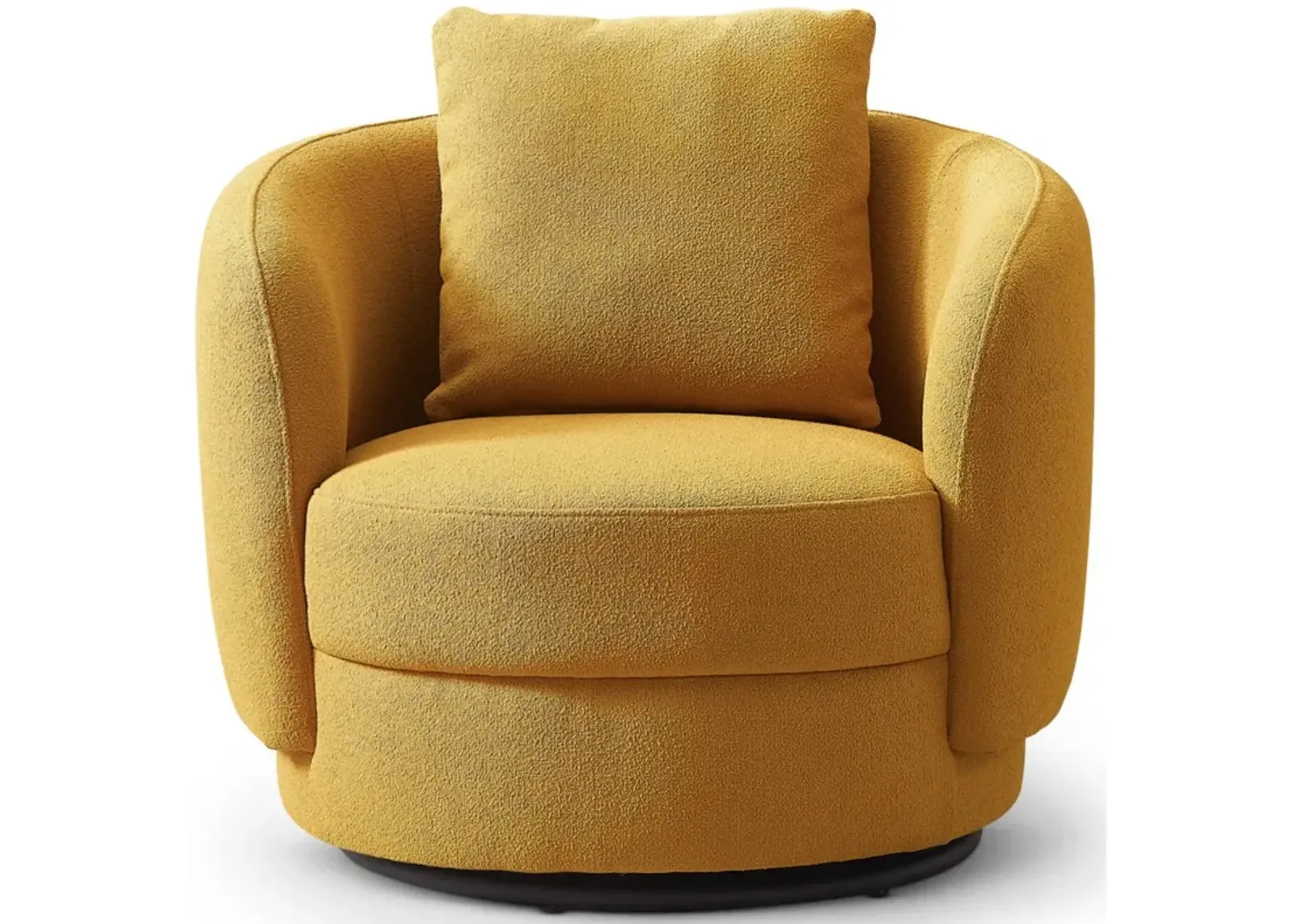 Perth Gold Boucle Lounge Chair