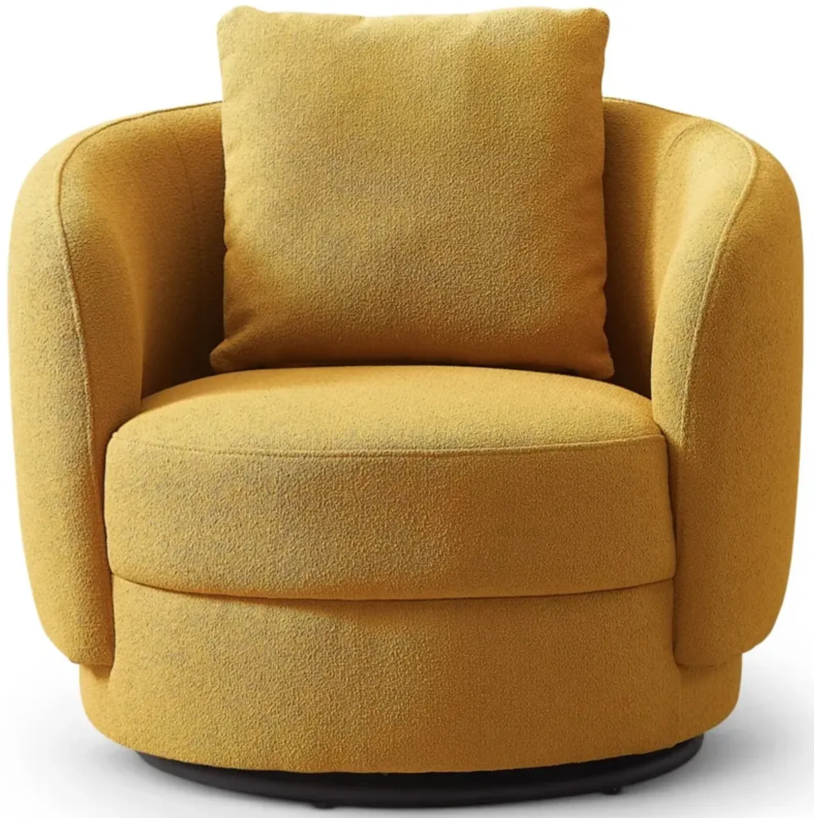 Perth Gold Boucle Lounge Chair