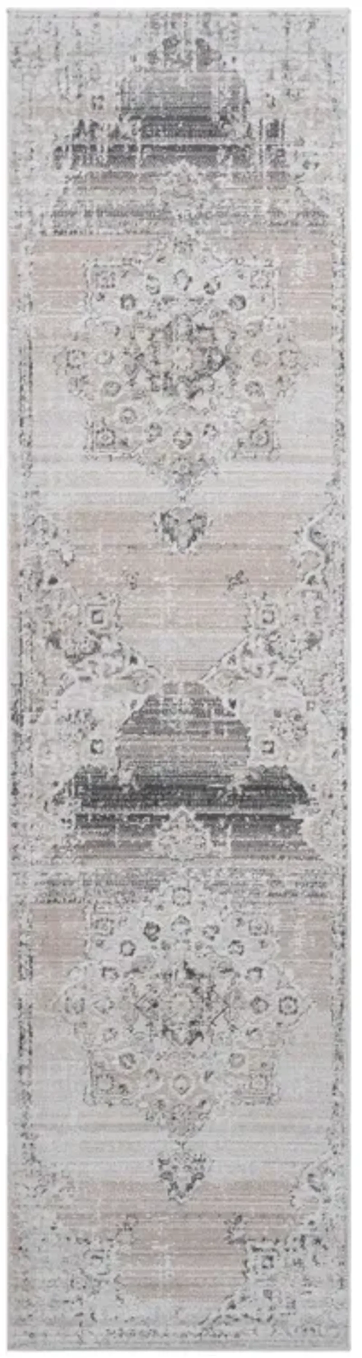 Payas Cream-Beige Runnner Rug Size 2'2'' x 8'