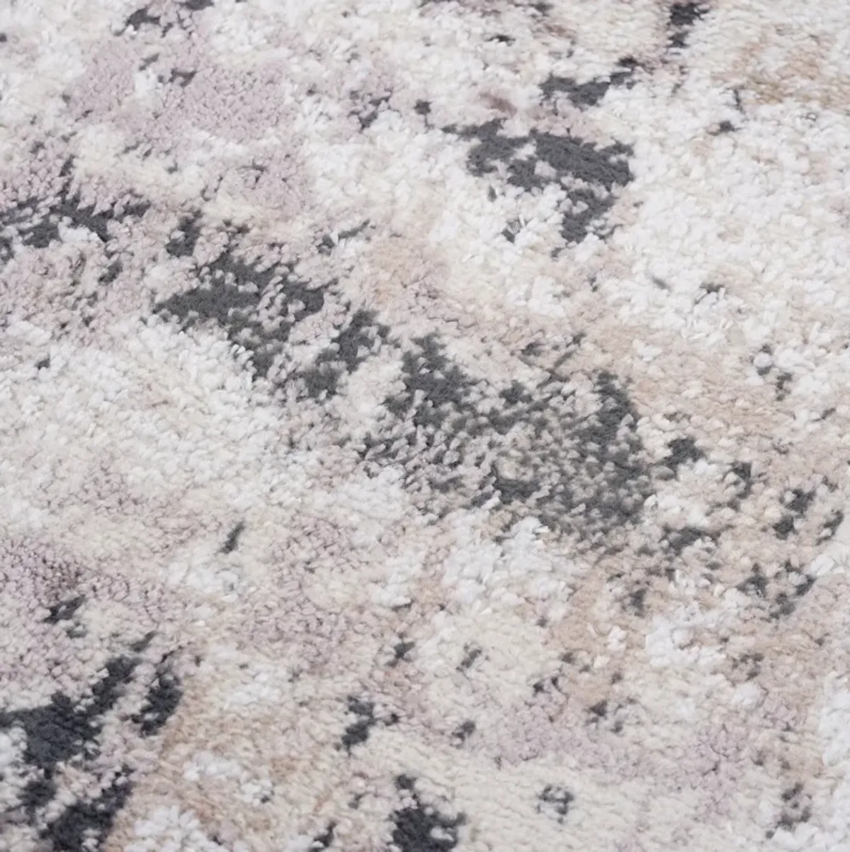 Payas Cream-Brown Runner Rug Size 2'2'' x 8'