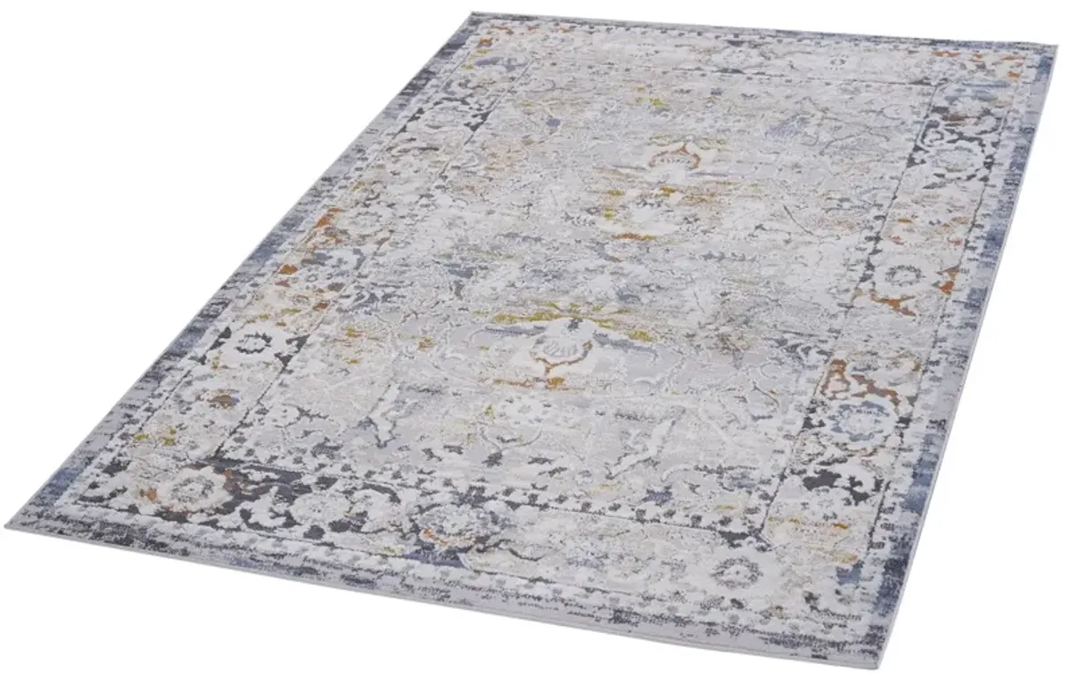 Payas Ivory - Grey Rug Size 5'3'' x 7'6''