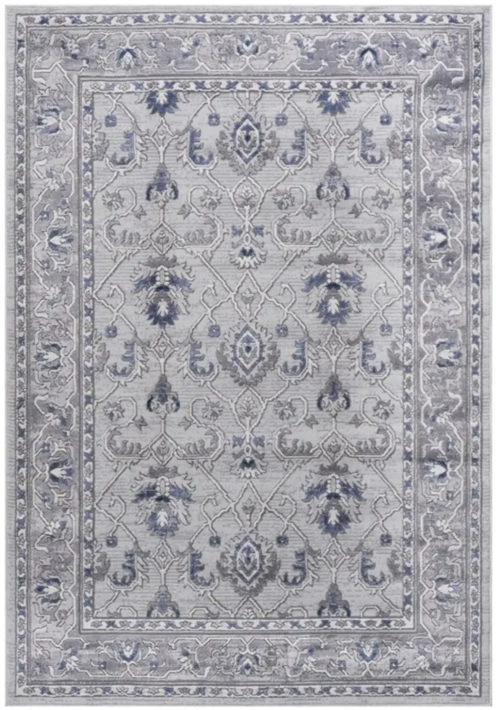 Marfi Grey - Blue Rug Size 5'3'' x 7'6''