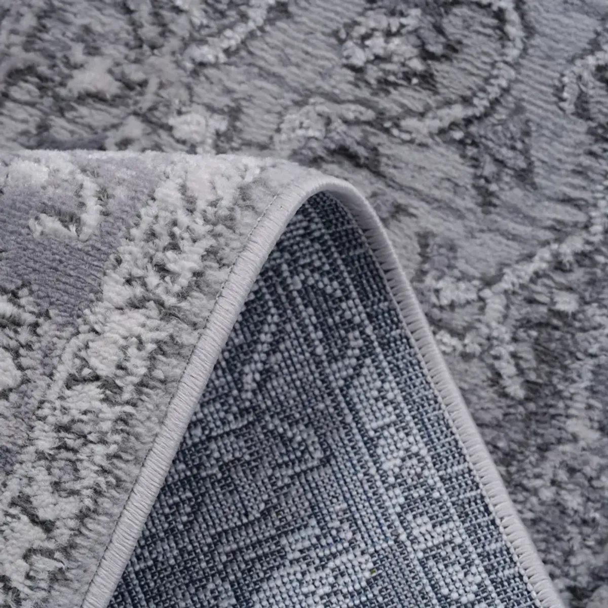 Marfi Grey Runner Carpet Size 2'2'' x 8'