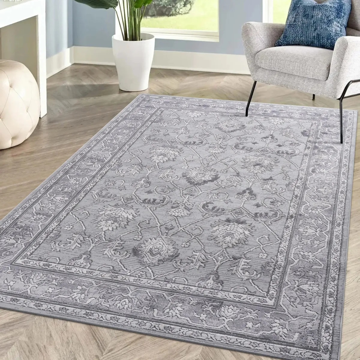 Marfi Grey Rug Size 5'3'' x 7'6''