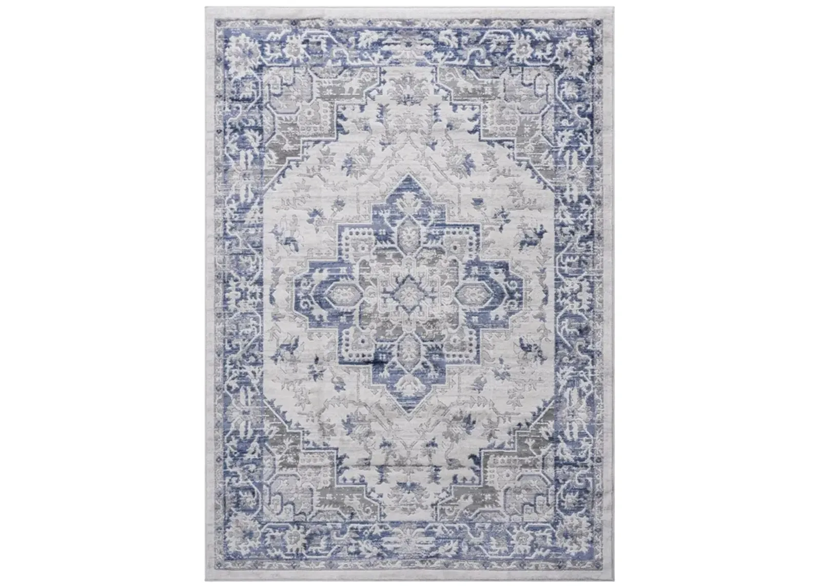 Marfi Blue - Grey Rug Size 5'3'' x 7'6''