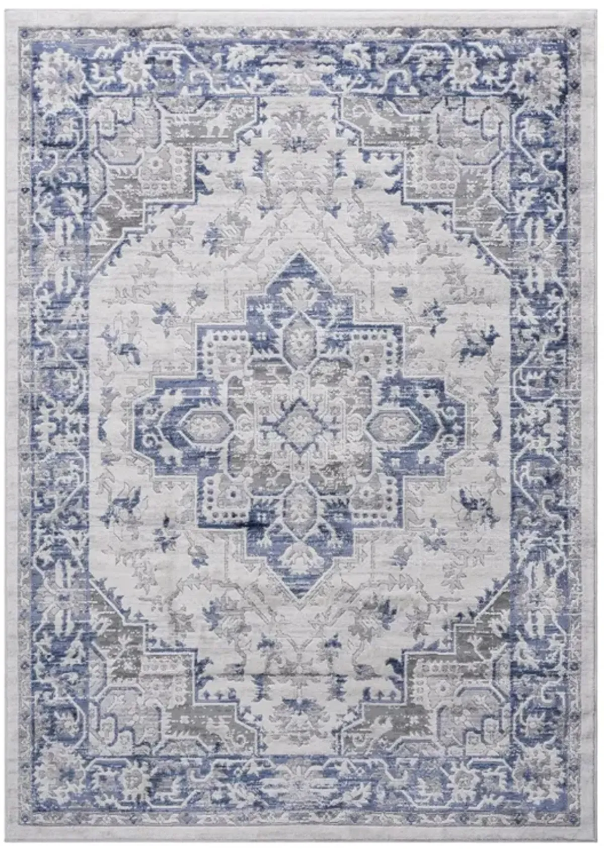 Marfi Blue - Grey Rug Size 5'3'' x 7'6''