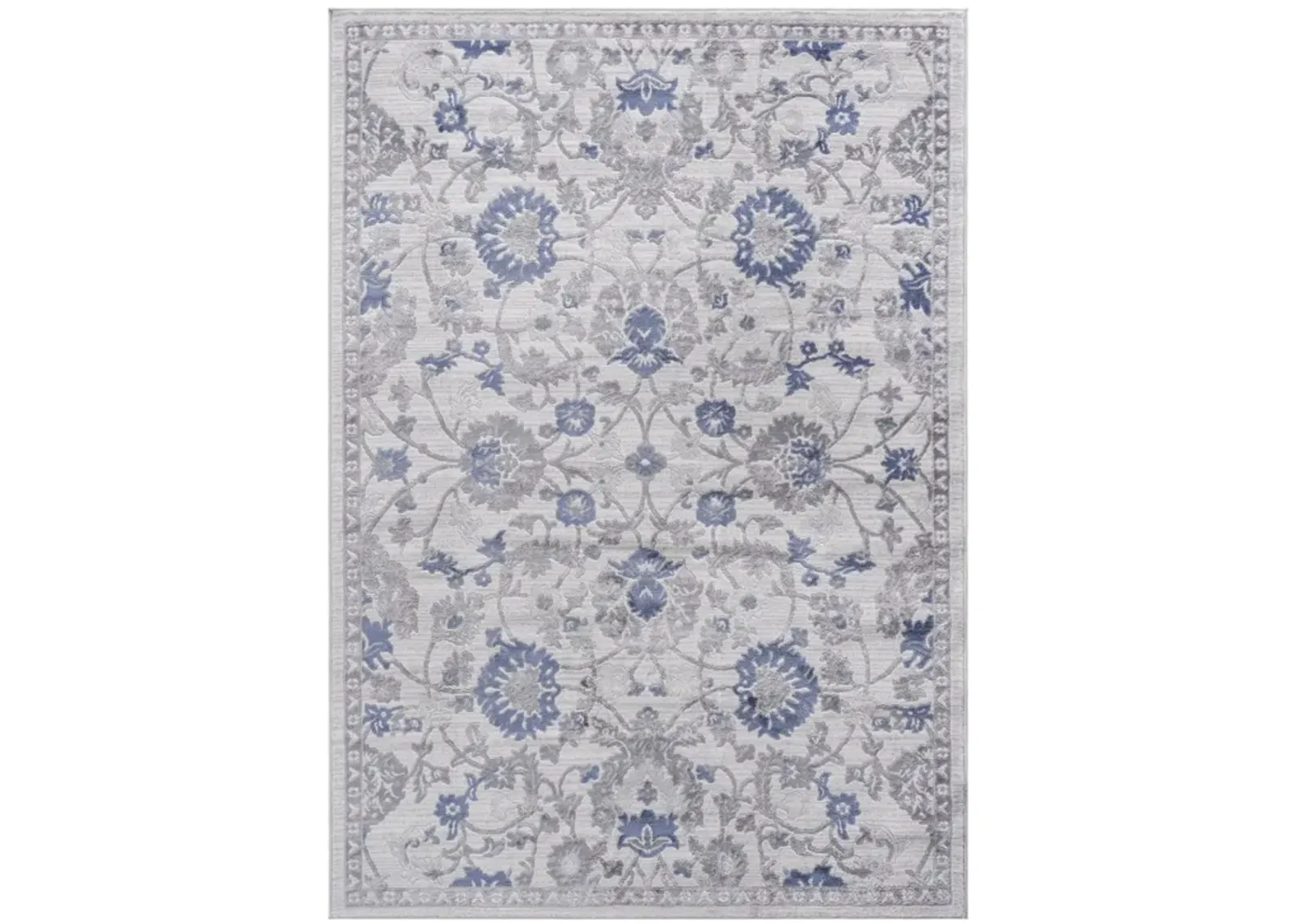 Marfi Blue - Silver Rug Size 5'3'' x 7'6''