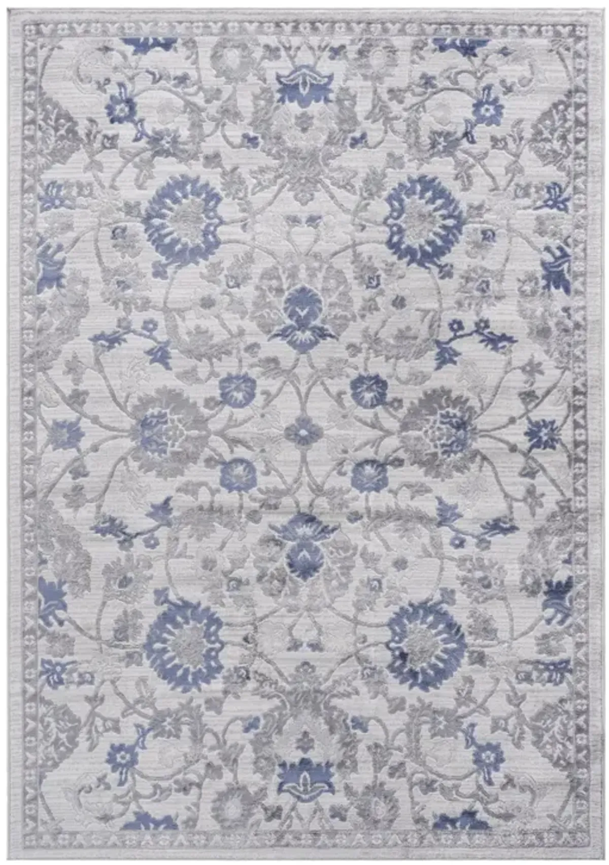 Marfi Blue - Silver Rug Size 5'3'' x 7'6''