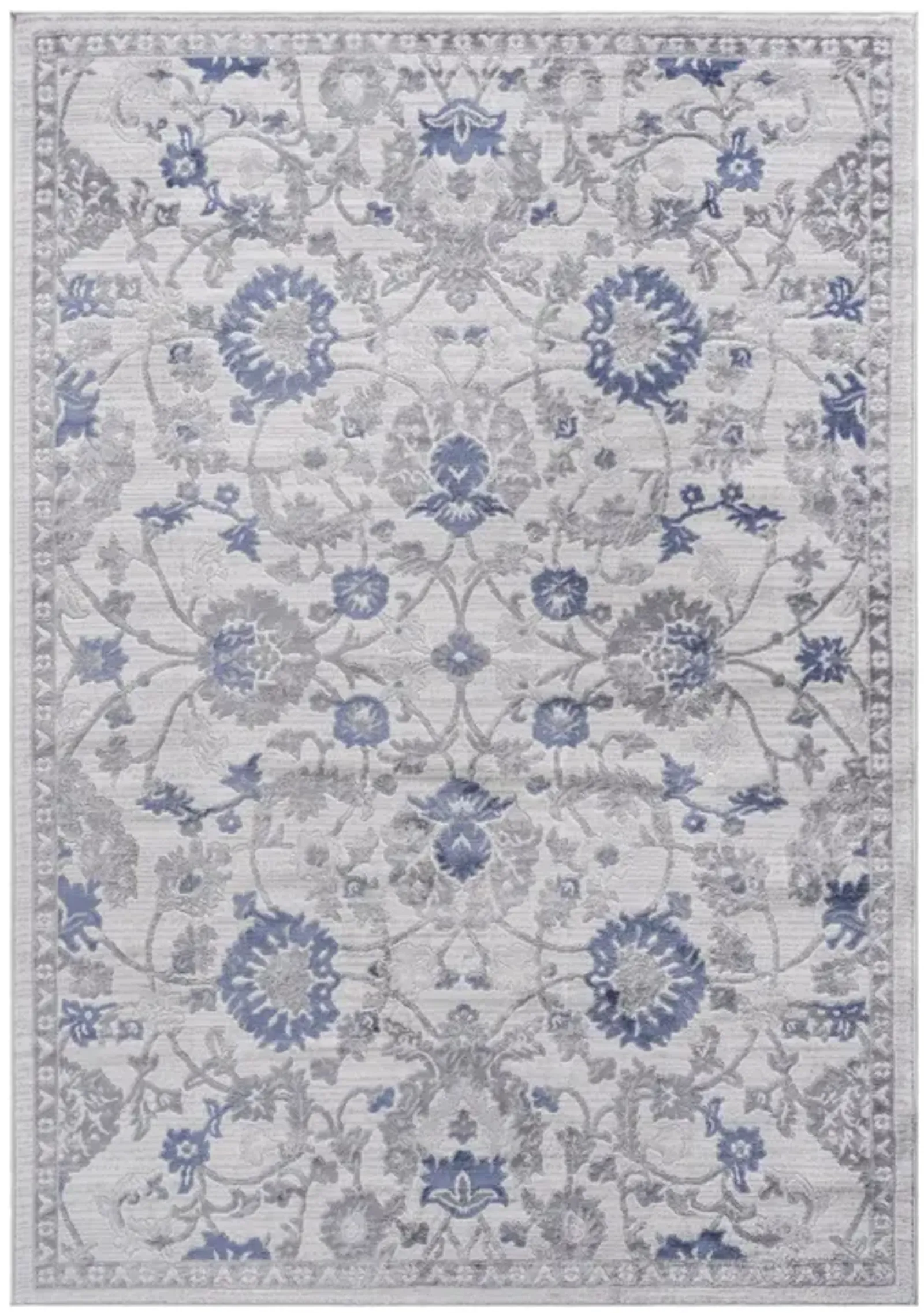 Marfi Blue - Silver Rug Size 5'3'' x 7'6''