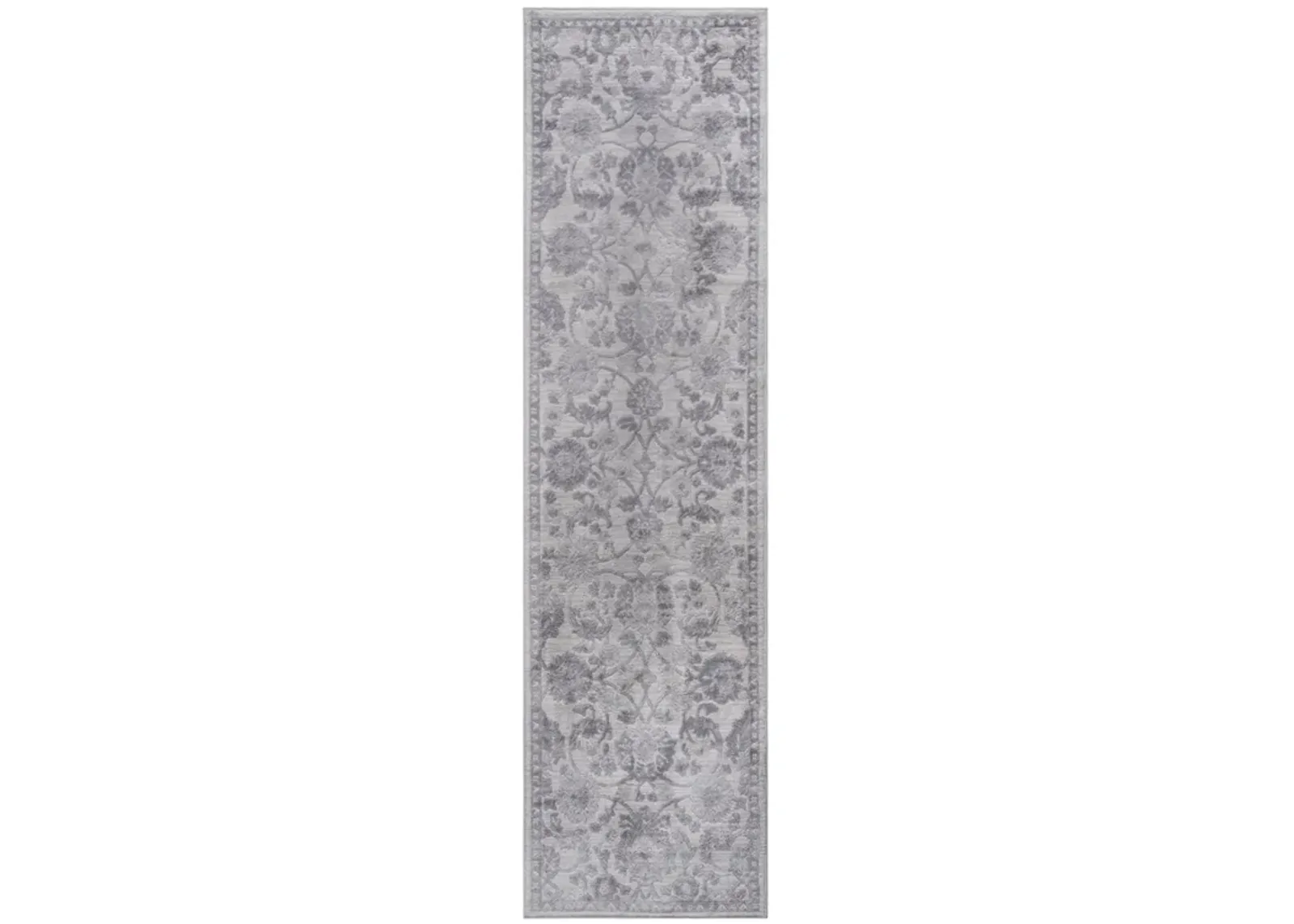 Marfi Grey-Silver Runner Rug 2'2'' x 8'