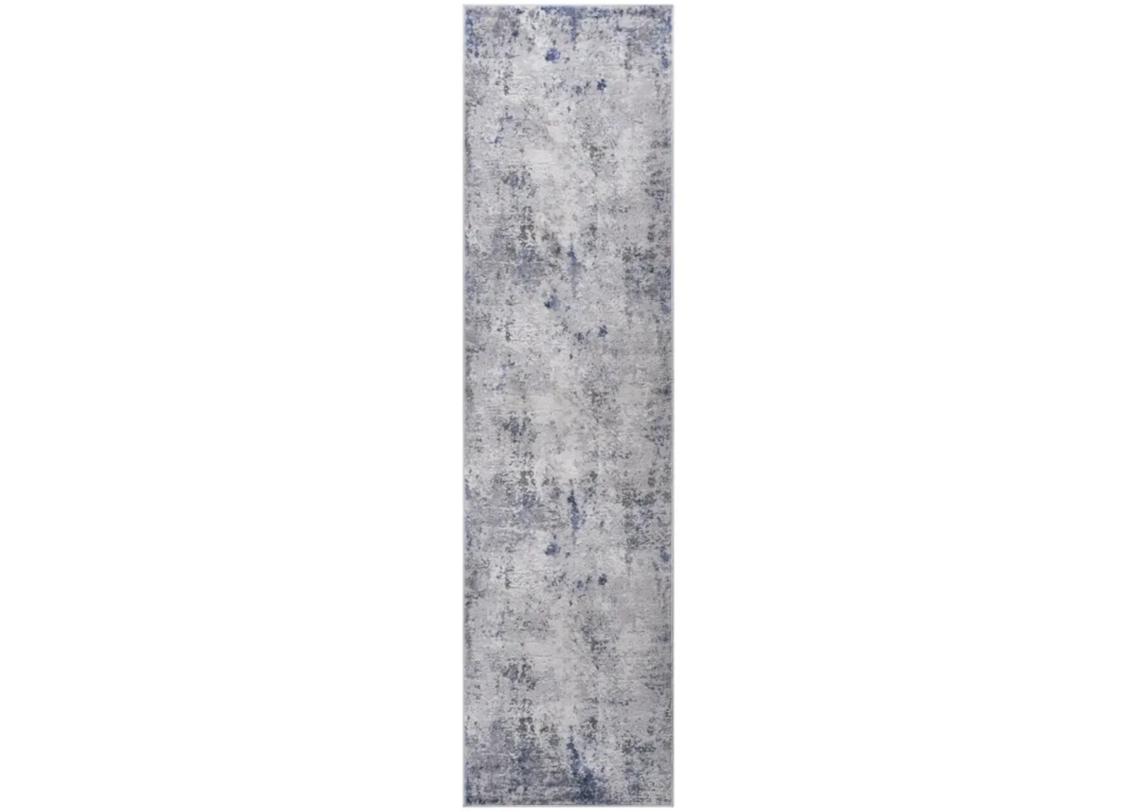 Marfi Silver-Blue Runner Rug Size 2'2'' x 8'