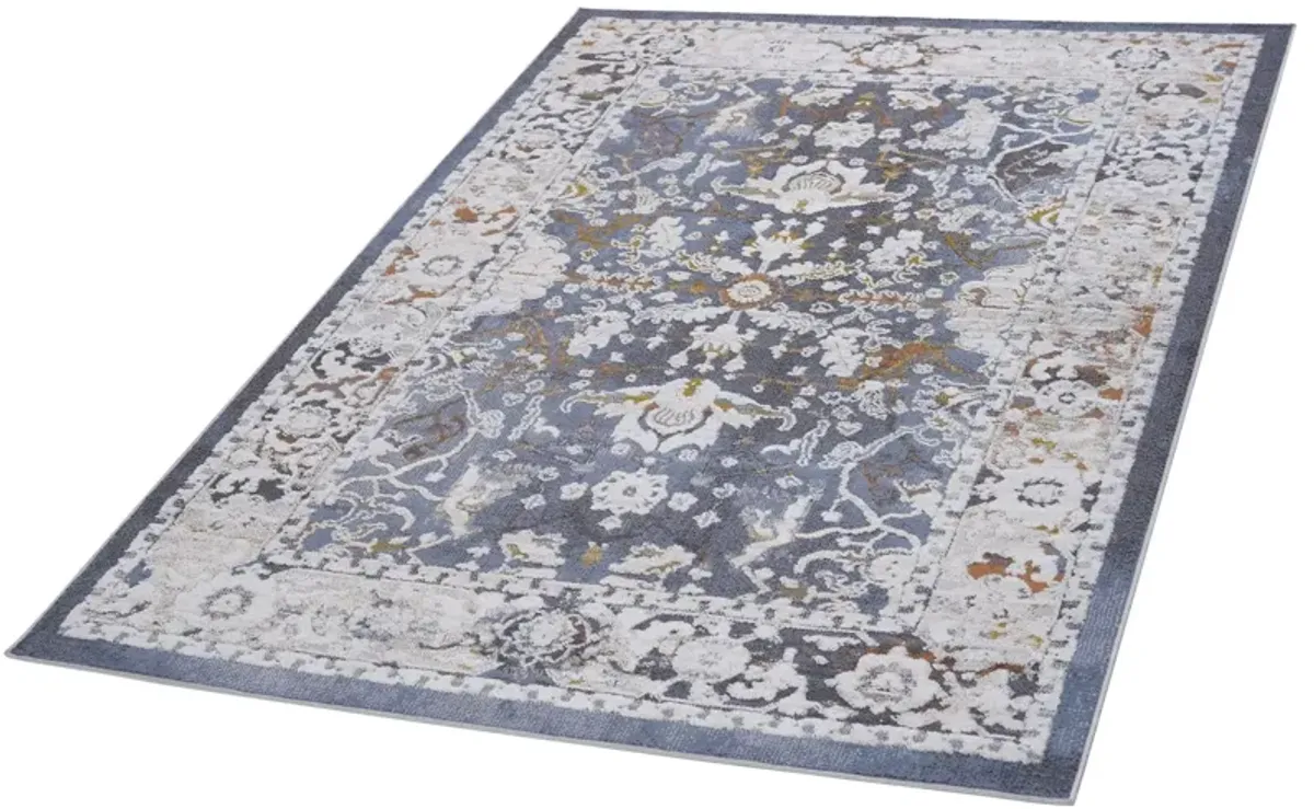 Payas Blue Rug Size 6'7'' x 9'