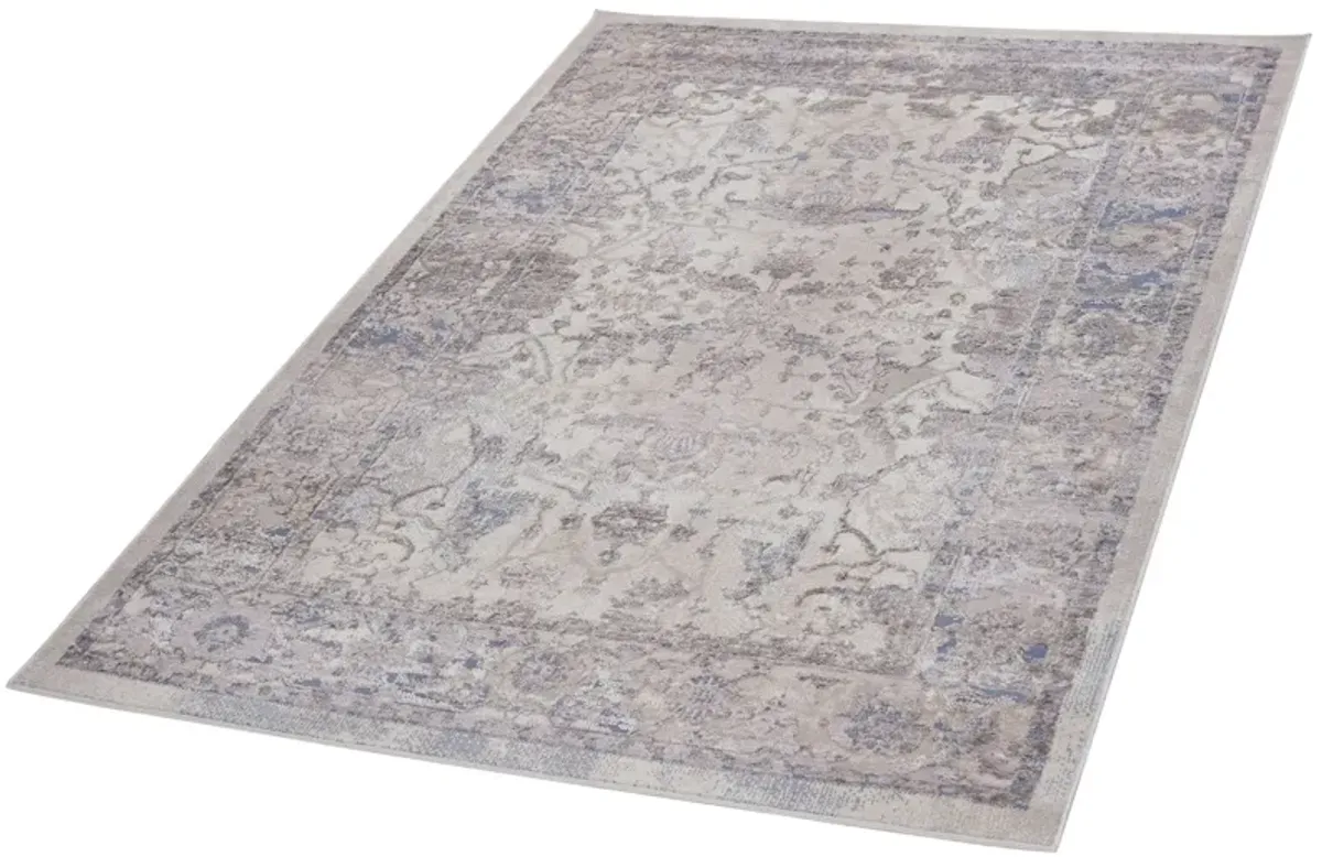 Payas Brown - Beige Rug Size 6'7'' x 9'