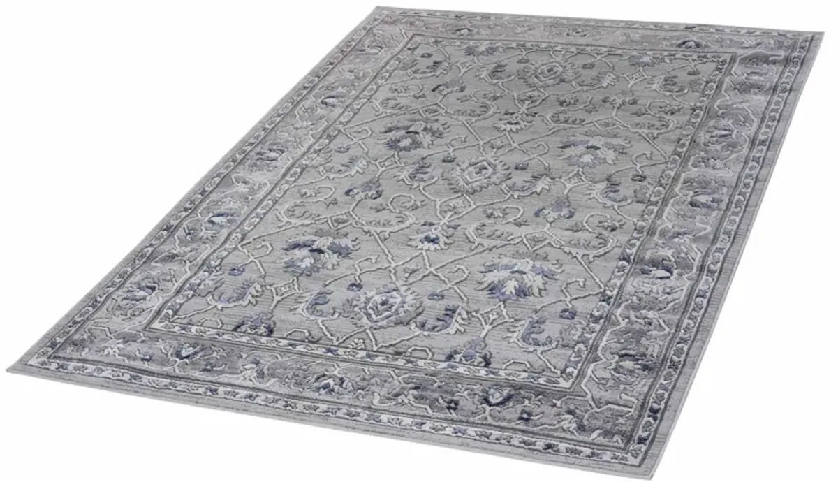 Marfi Grey - Blue Rug Size 6'7'' x 9'