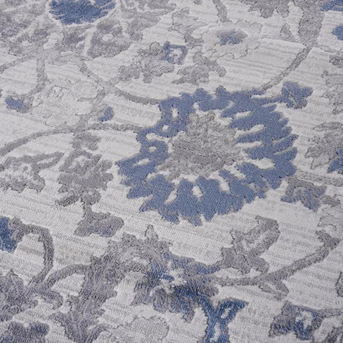 Marfi Blue - Silver Rug Size 6'7''x 9'