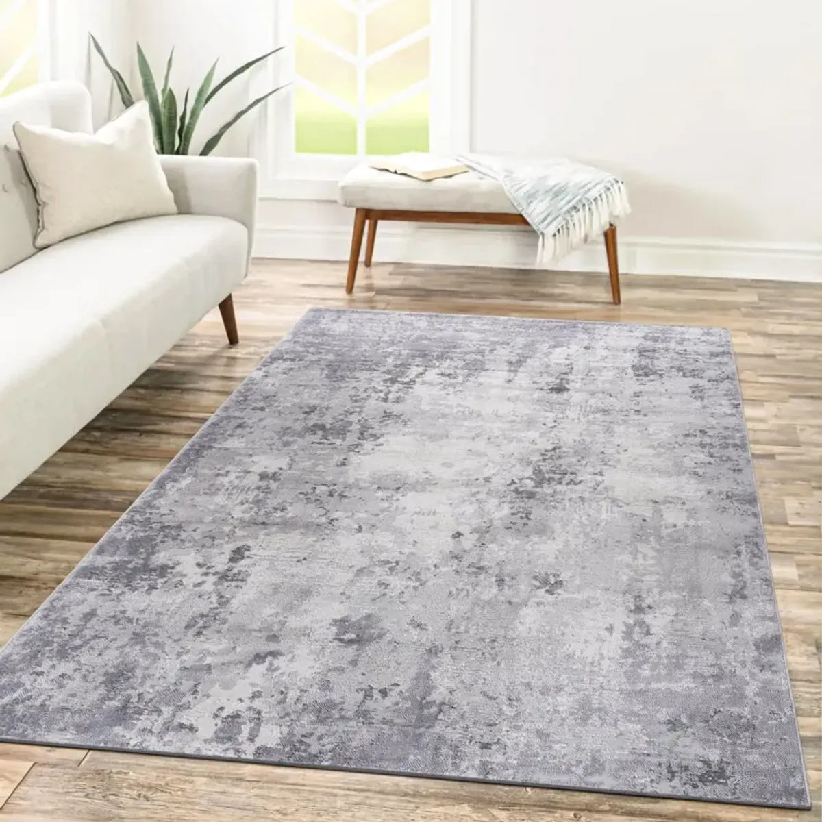 Marfi Light Grey Rug Size 7'9'' x 10'