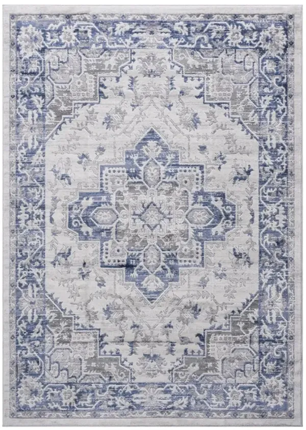 Marfi Blue - Grey Rug Size 7'9'' x 10'