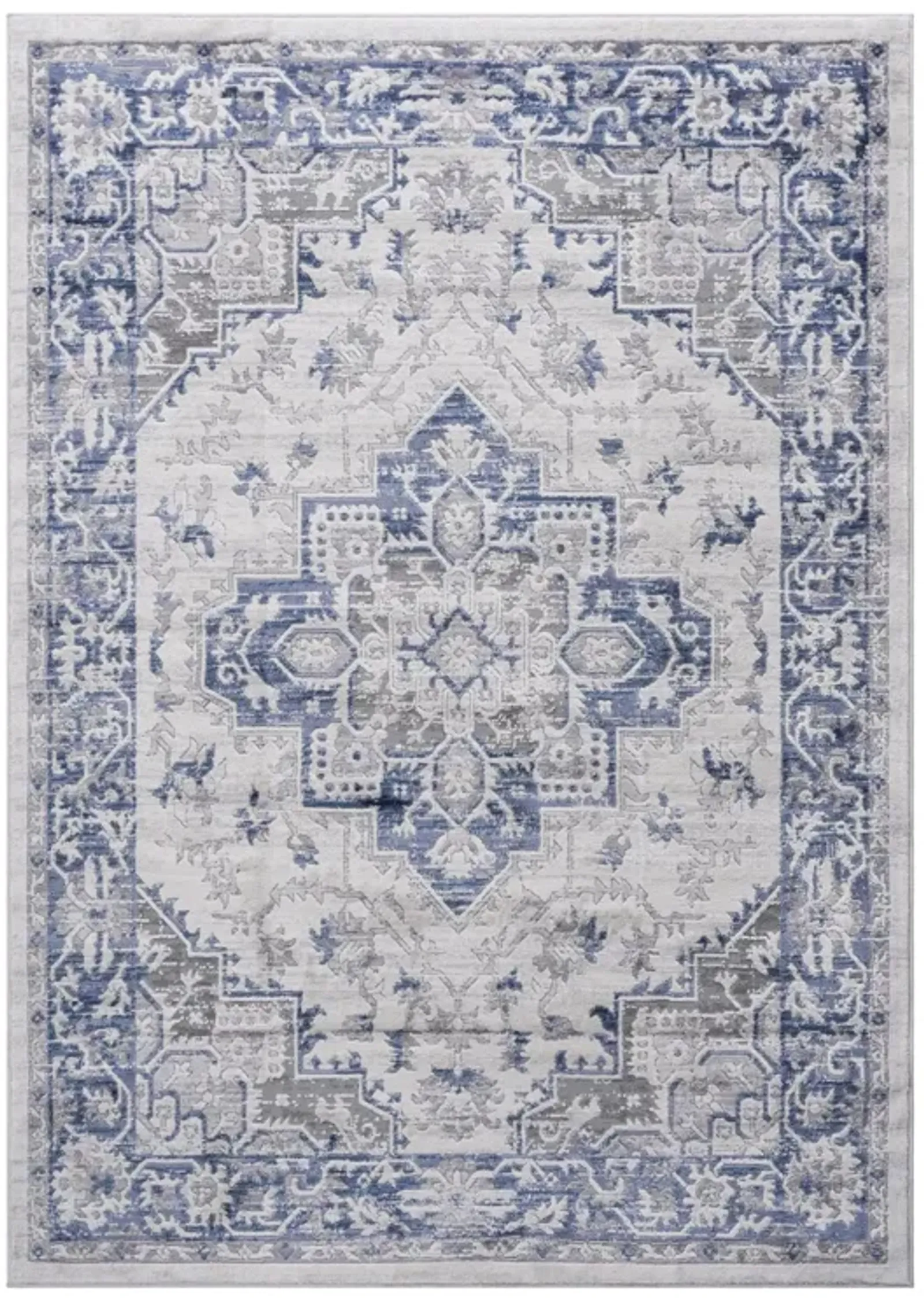 Marfi Blue - Grey Rug Size 7'9'' x 10'