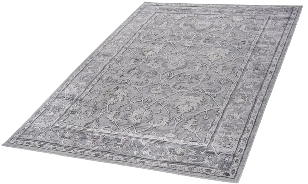 Marfi Ivory - Grey Rug Size 6'7'' x 9'