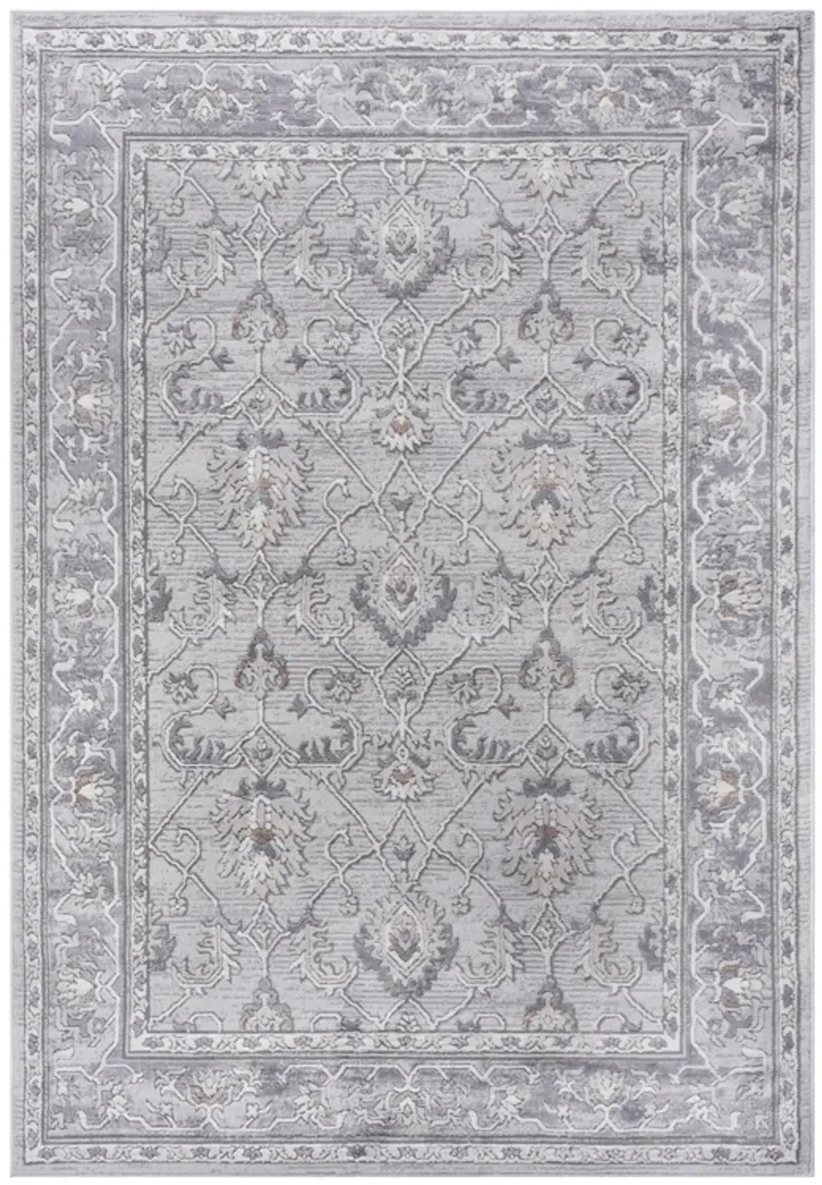 Marfi Ivory - Grey Rug Size 6'7'' x 9'