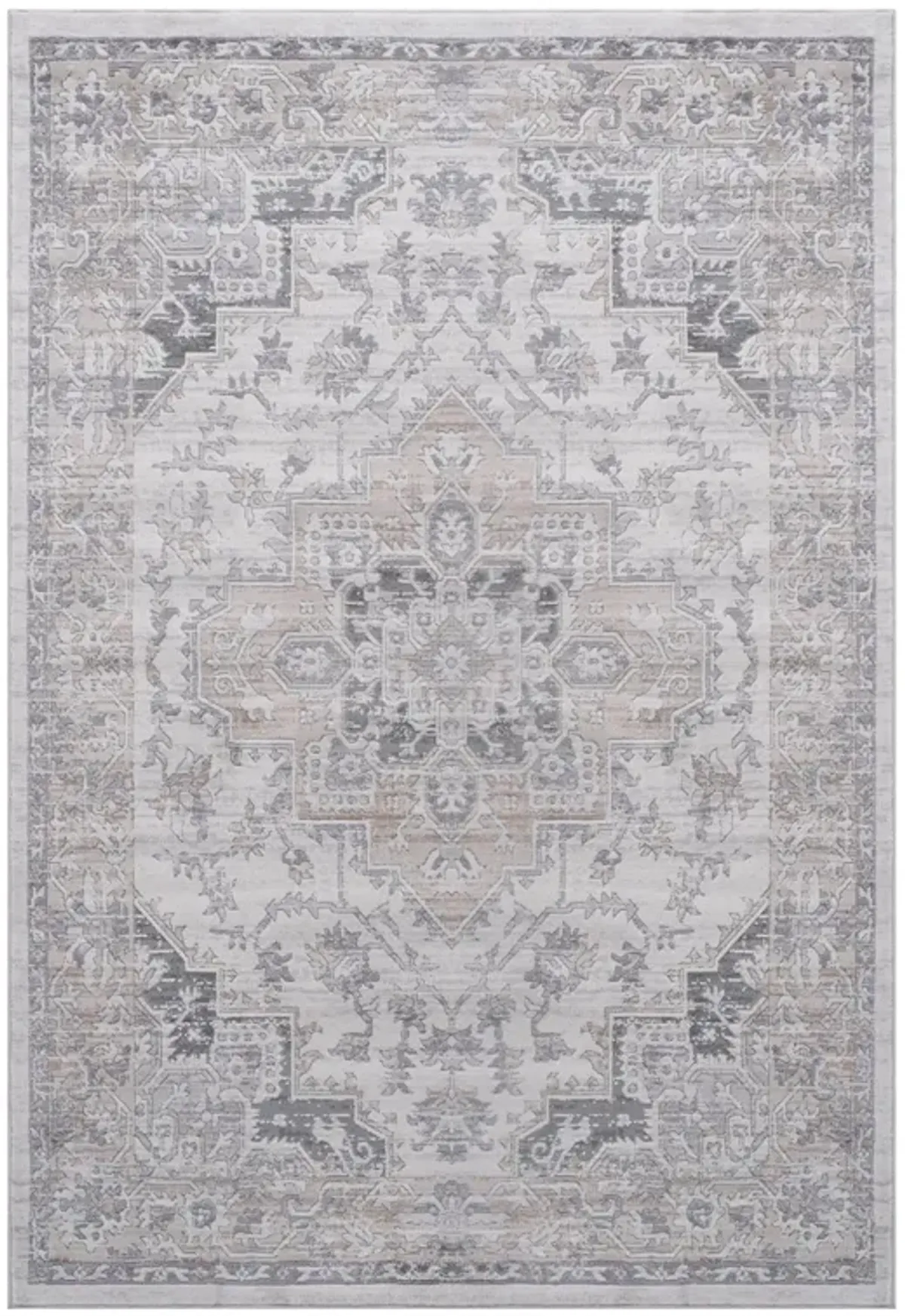 Marfi Ivory-Beige Rug Size 6'7'' x 9'