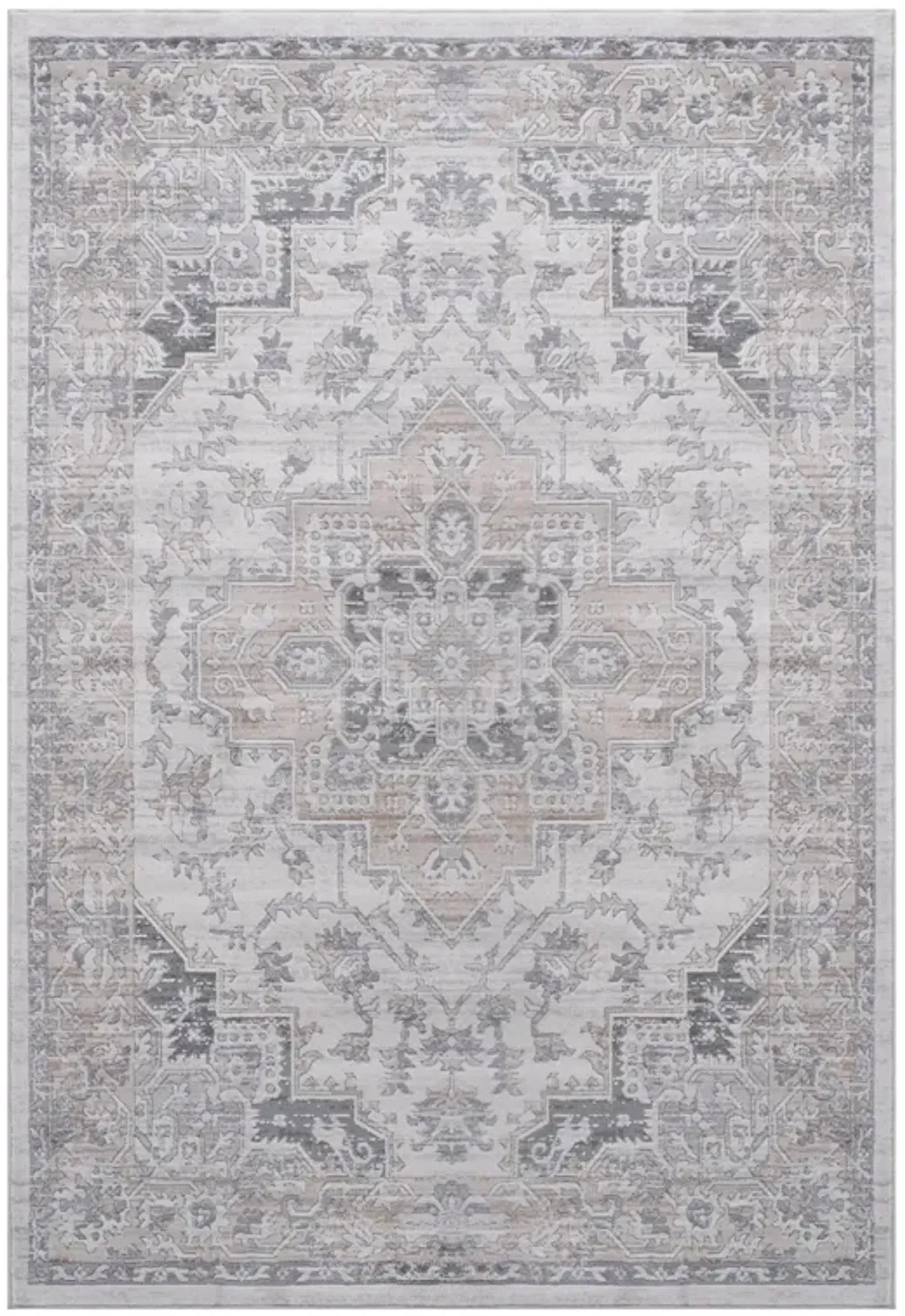 Marfi Ivory-Beige Rug Size 6'7'' x 9'