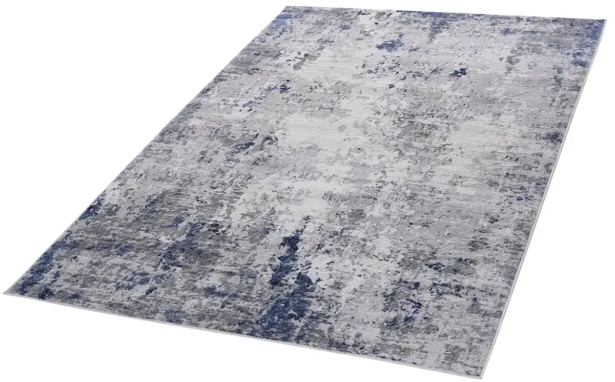 Marfi Silver-Blue Rug Size 7'9'' x 10'