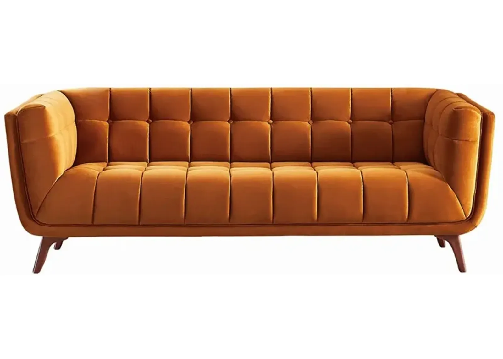 Kano Burnt Orange Velvet Sofa