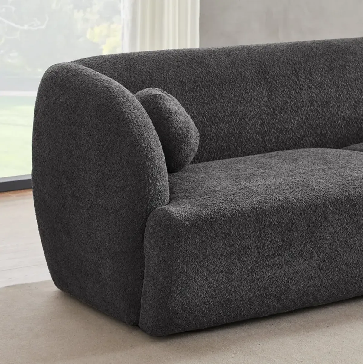 Quinn Sofa - Grey Boucle