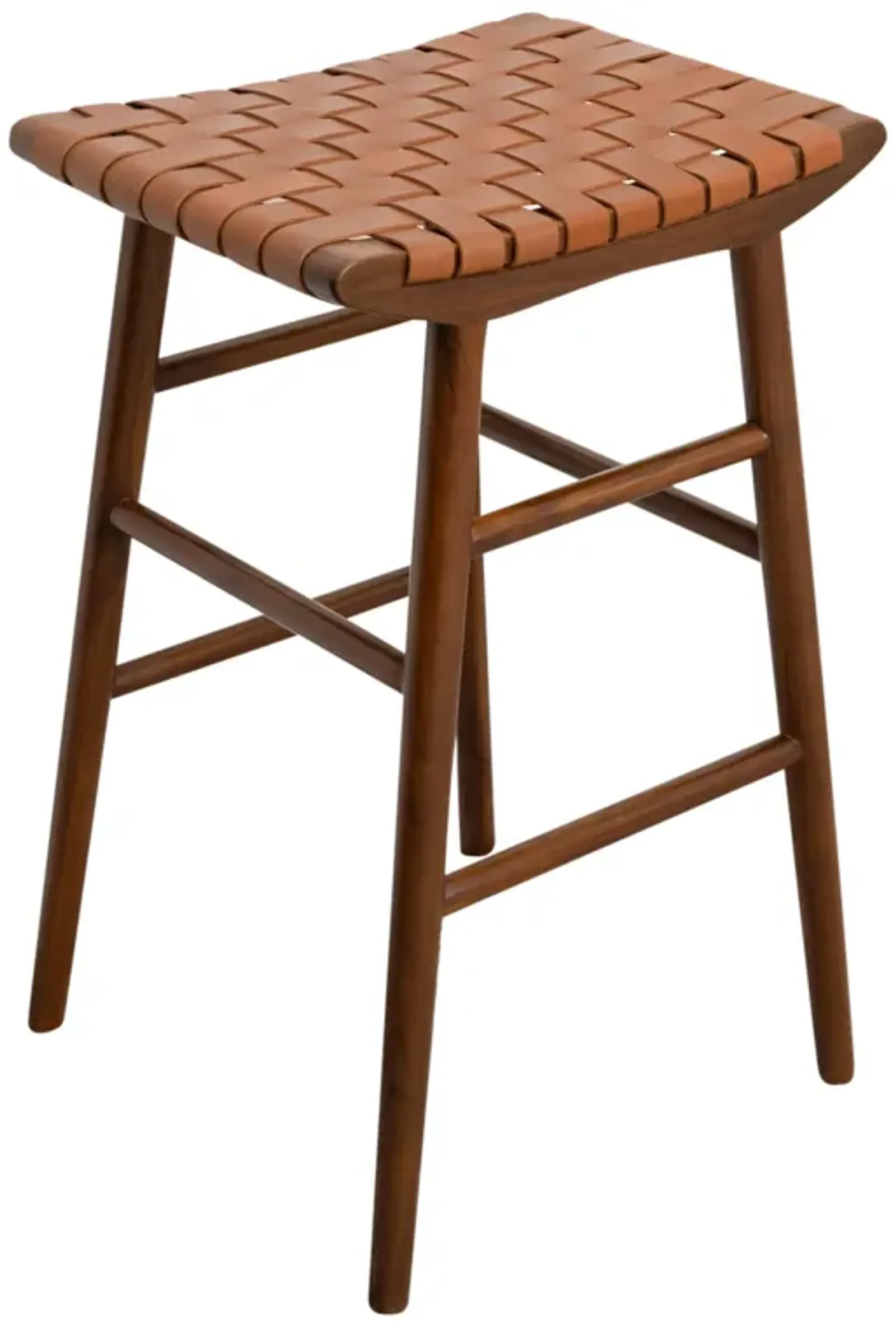 Janet Tan Leather Bar Stool