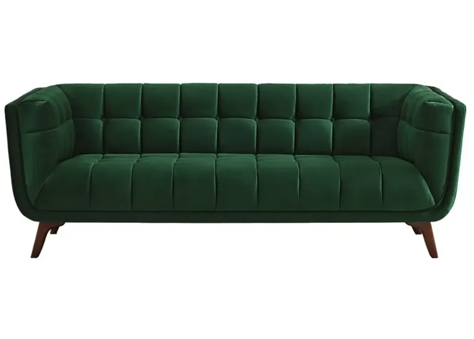 Kano Dark Green Velvet Sofa