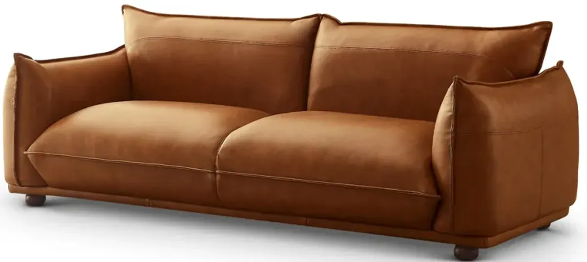 Mansfield Cognac Leather Sofa
