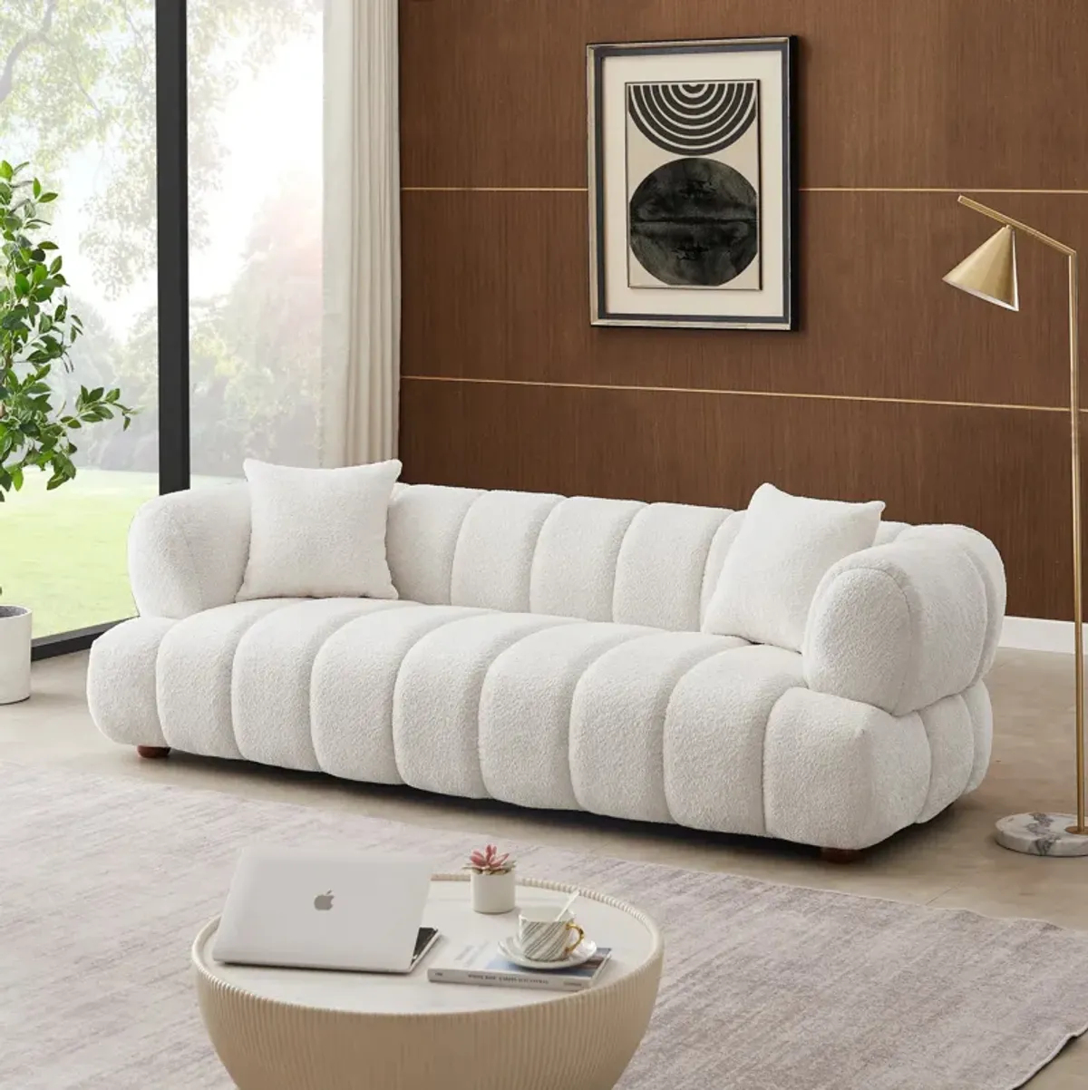 Rover Cream Boucle Sofa