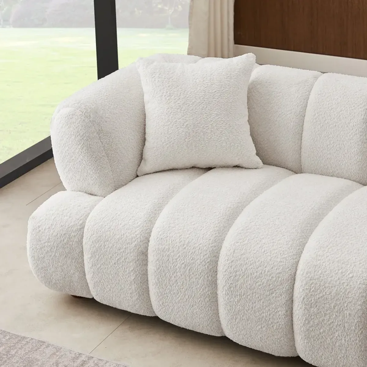 Rover Cream Boucle Sofa