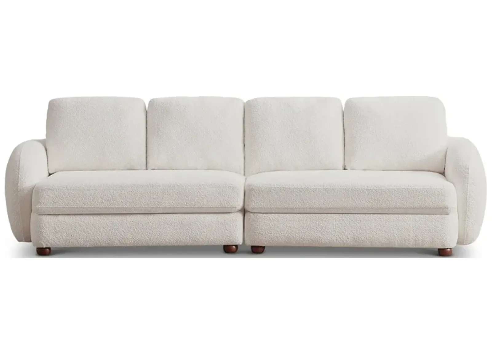 Virgil Cream Boucle Large Sofa