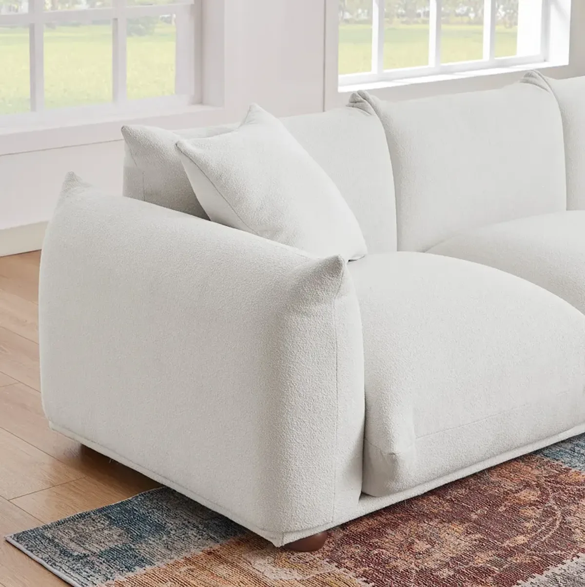 Archer Cream Boucle Sofa