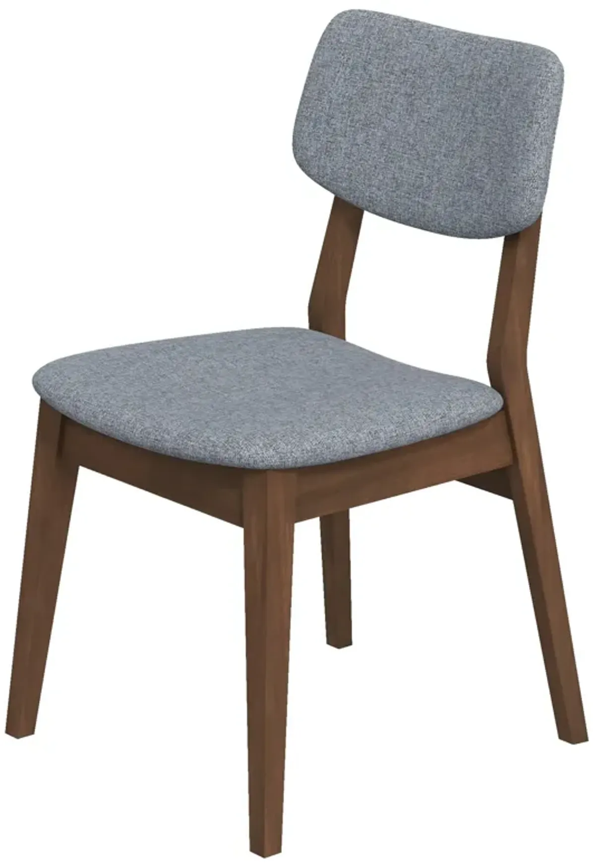 Abbott Dark Grey Fabric Dining Chair Set of 2