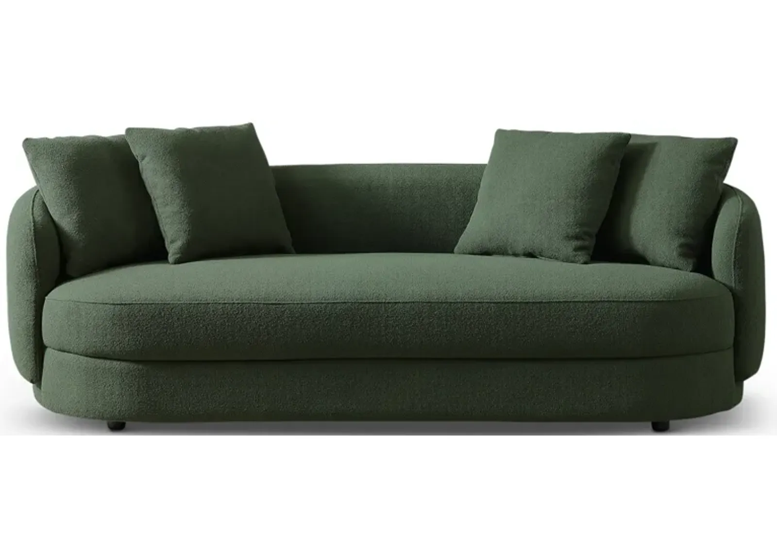 Perth Olive Green Boucle Sofa