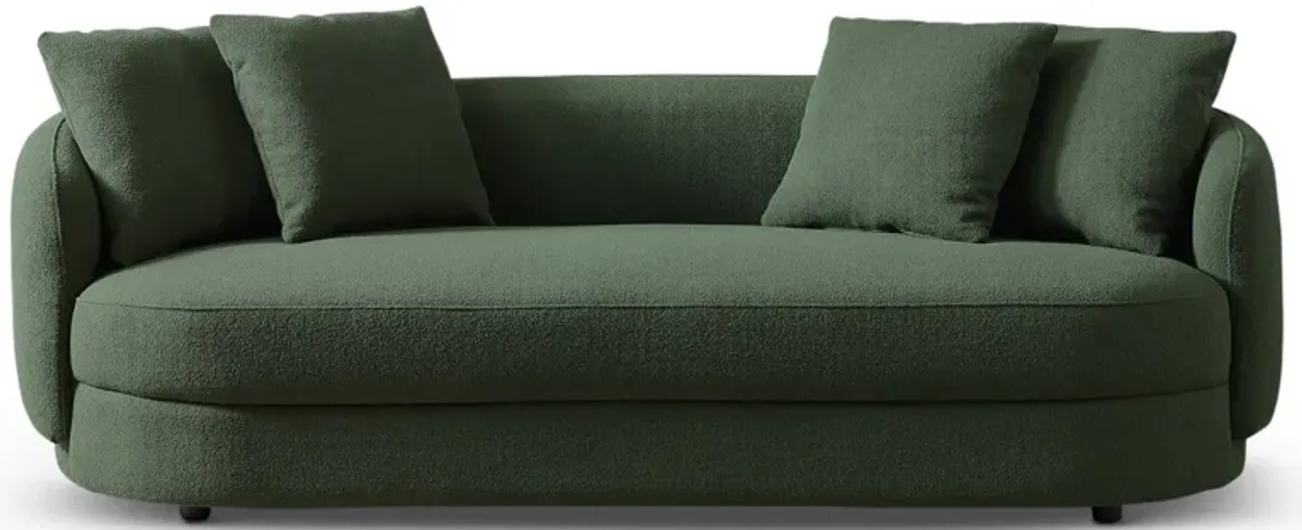 Perth Olive Green Boucle Sofa