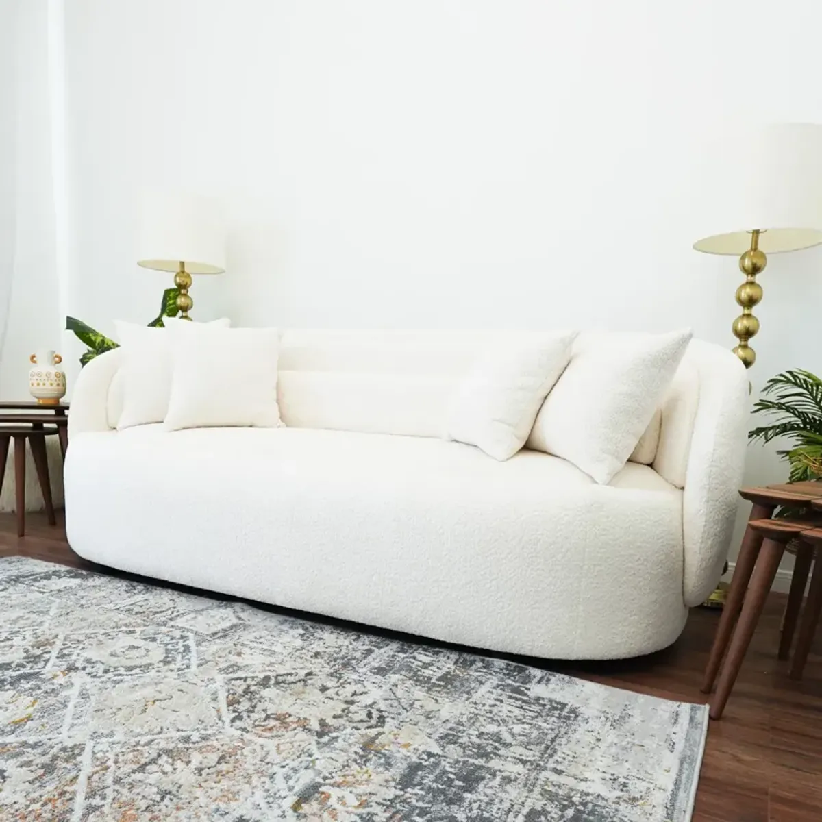 Chelsea Ivory Boucle Sofa