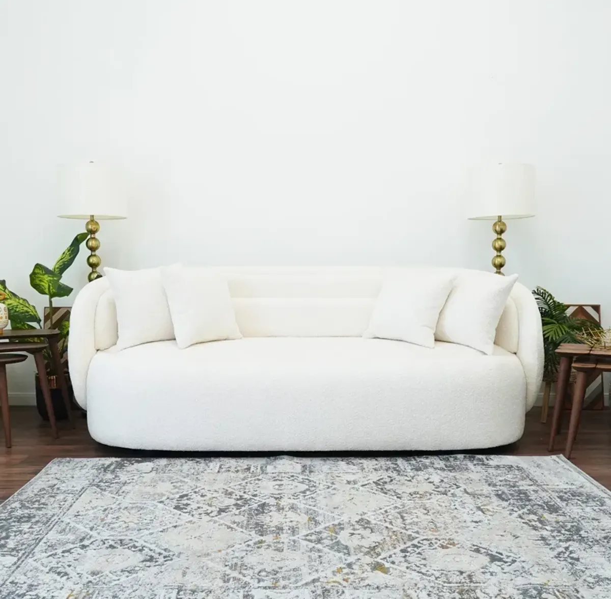 Chelsea Ivory Boucle Sofa