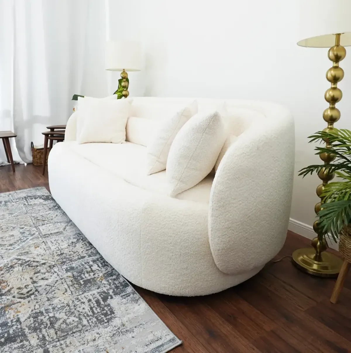 Chelsea Ivory Boucle Sofa