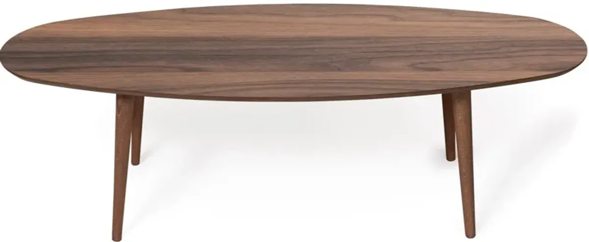 Elips Walnut Center Table