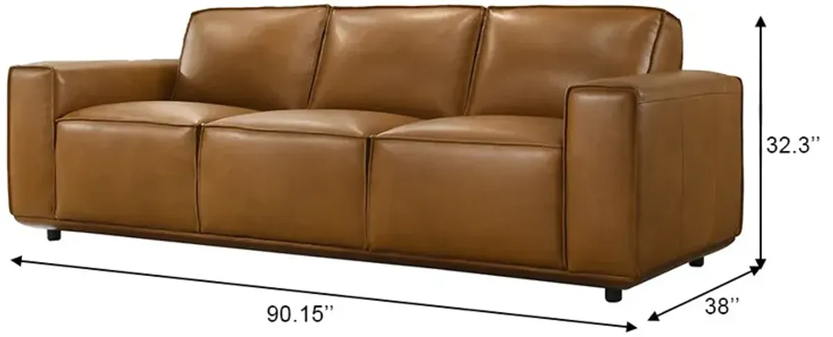 Huntington Genuine Leather Sofa