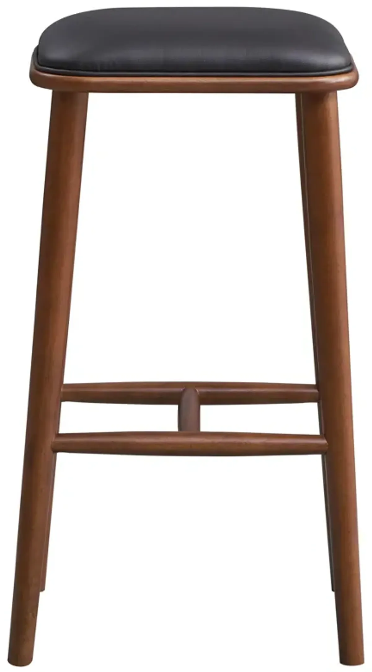 Westbury Bar Stool Black Leather