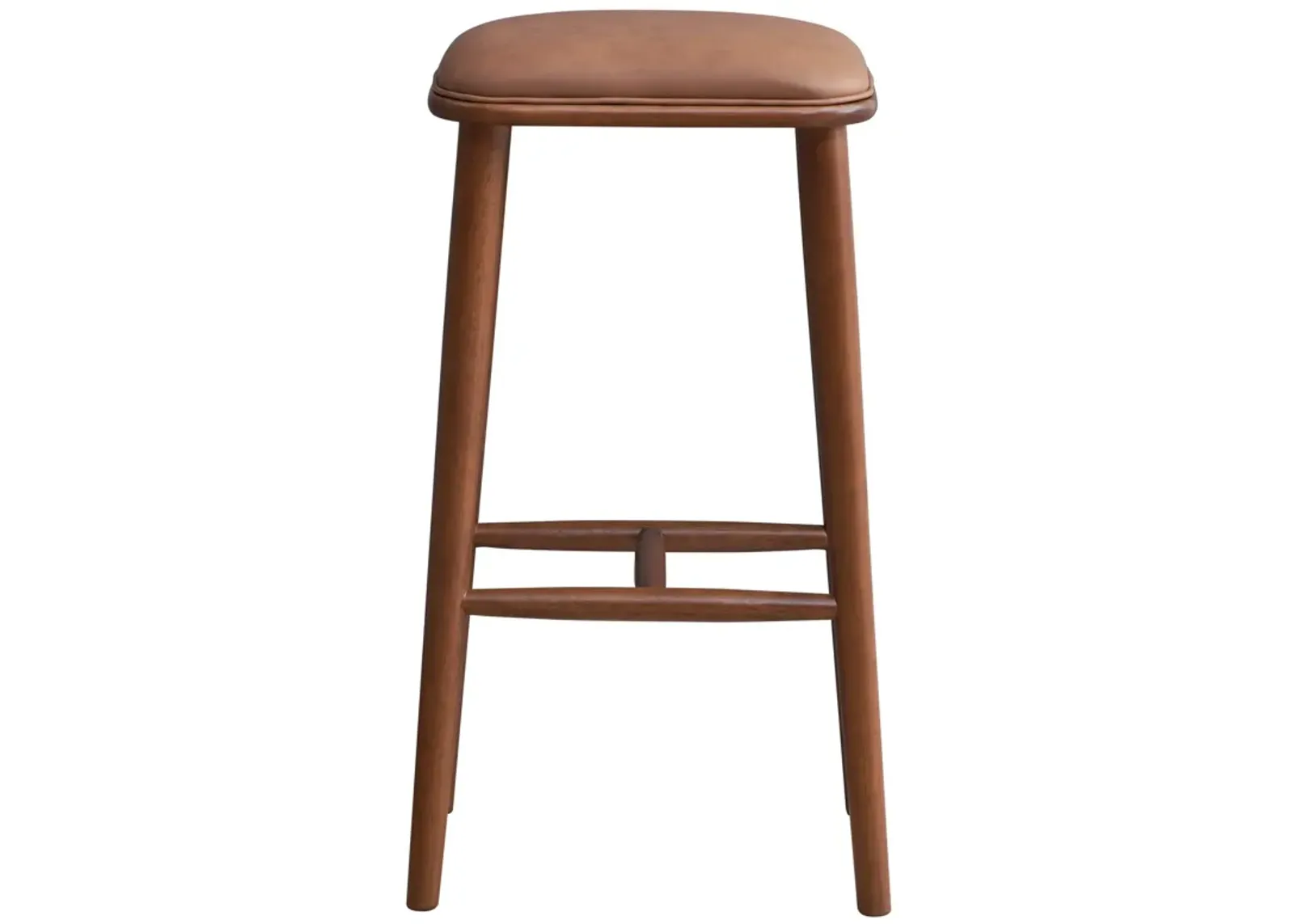 Westbury Tan Leather Bar Stool